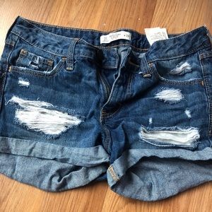 Denim shorts